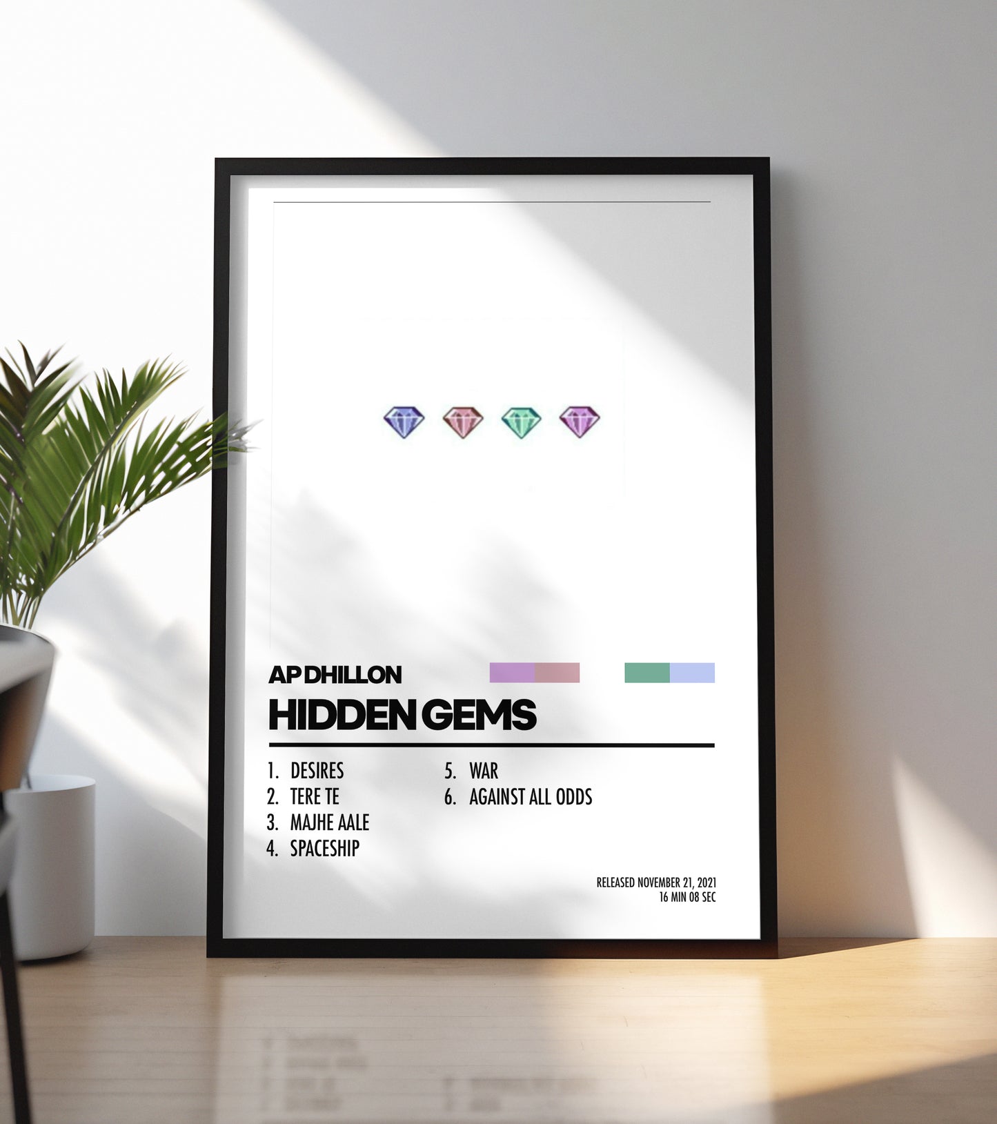 AP Dhillon - Hidden Gems Poster