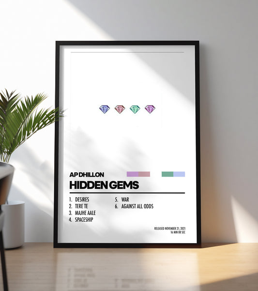 AP Dhillon - Hidden Gems Poster