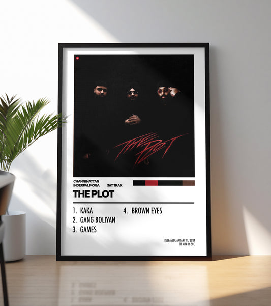 Channi Nattan & Inderpal Moga & Jay Trak - The Plot Poster