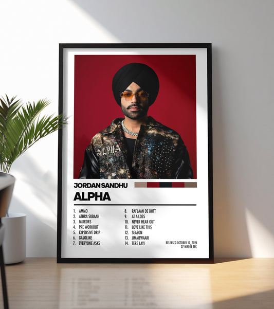 Jordan Sandhu - Alpha Poster