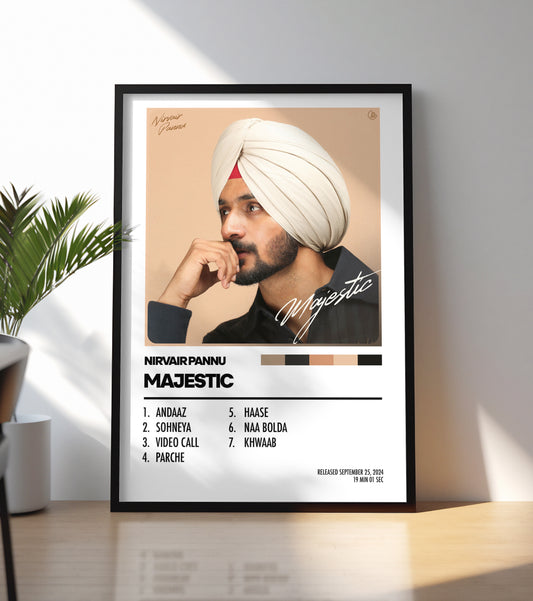Nirvair Pannu - Majestic Poster