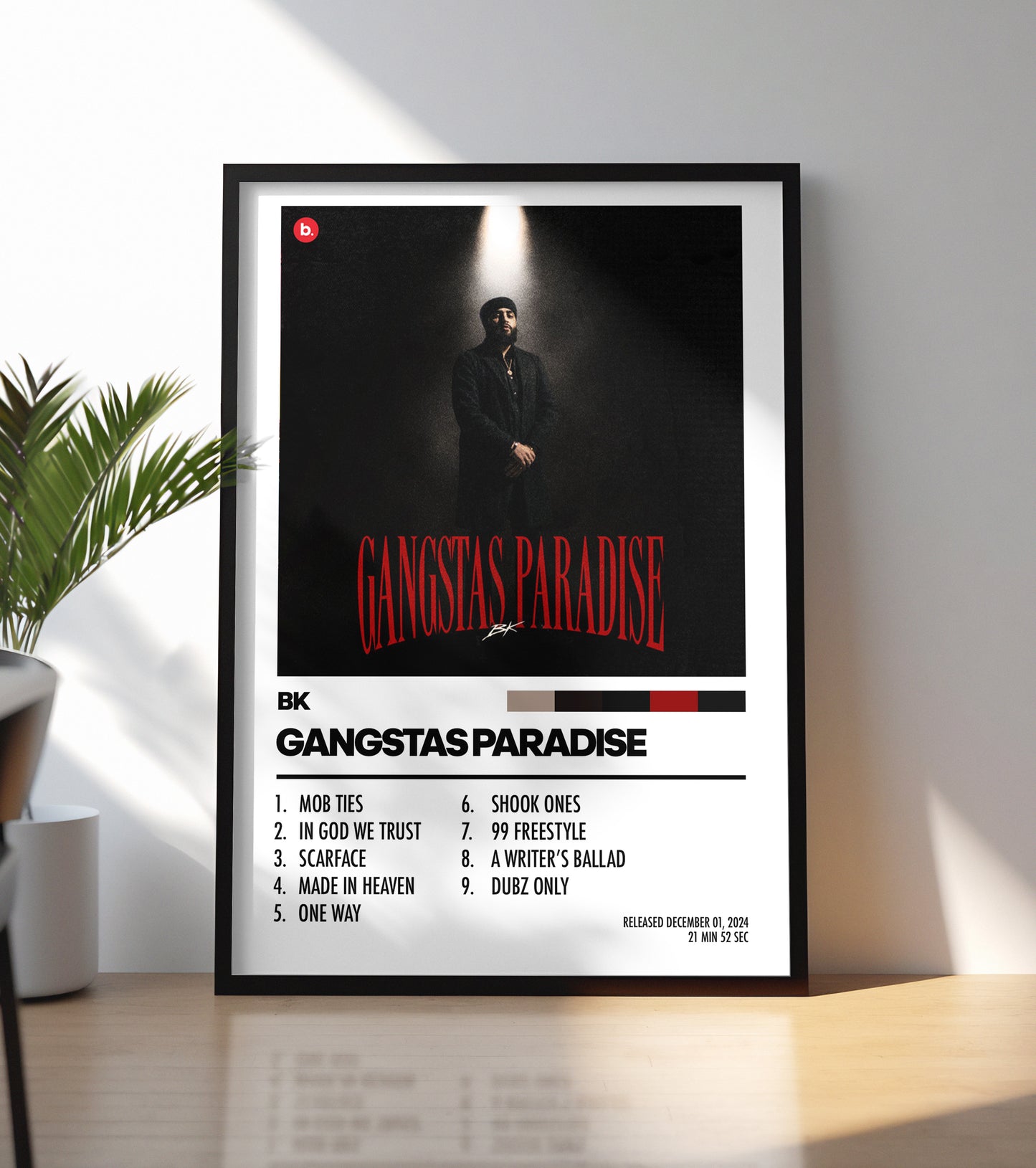 BK - Gangstas Paradise Poster