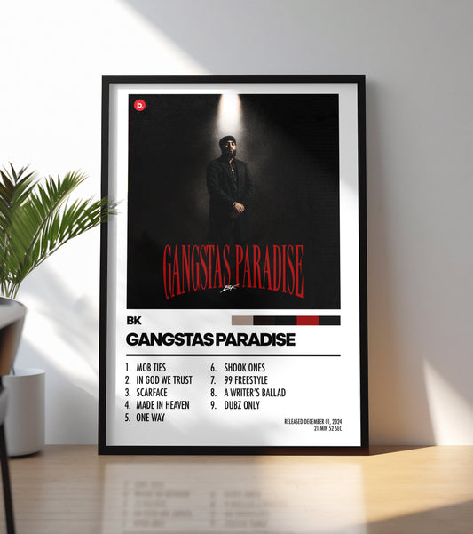 BK - Gangstas Paradise Poster