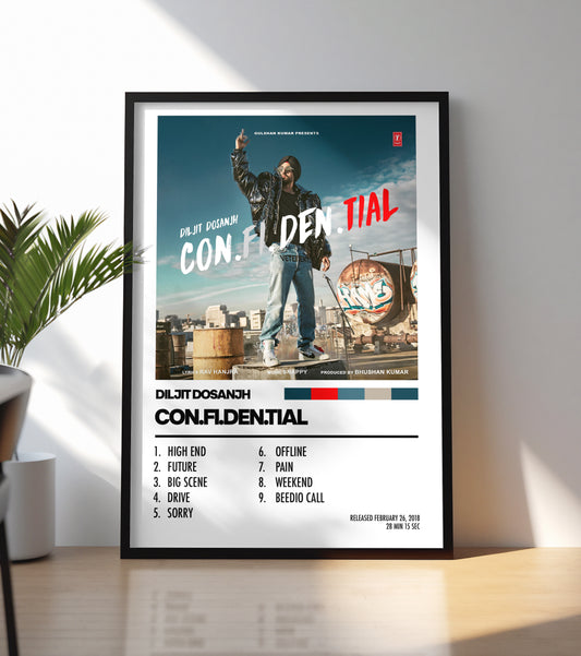 Diljit Dosanjh - Con.Fi.Den.Tial Poster
