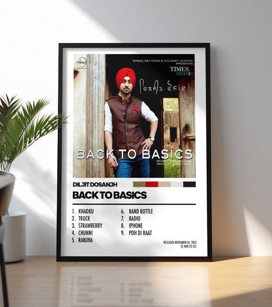 Diljit Dosanjh - Back to Basics Poster